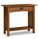 Rushville 36 Solid Wood Console Table by Millwood Pines