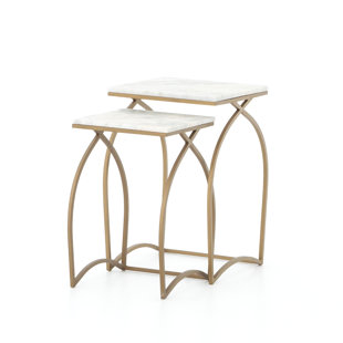 Port Menier 2 Piece Nesting Tables by Bungalow Rose