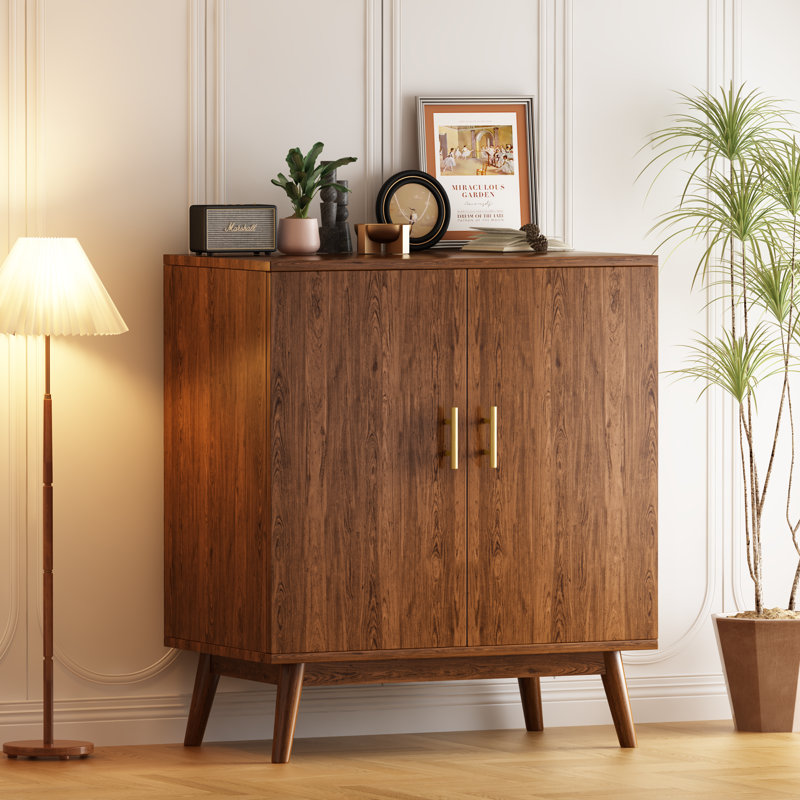 Camelford 31.7" Wide Sideboard Color: Dark Brown