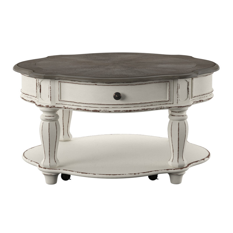 One Allium Way® Tavant 4 Legs Coffee Table with Storage ...