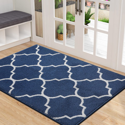 Premium Indoor Outdoor, Non-Slip Absorbent, Resist Dirt, Machine Washable, Entry Decor Rug