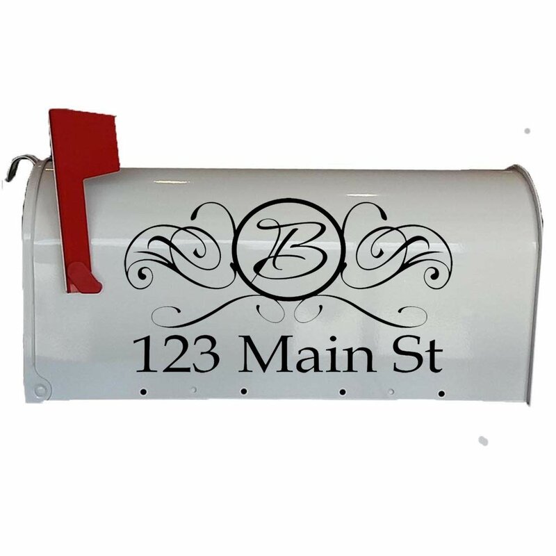 Winston Porter Mailbox Numbers Stickers Custom Address And