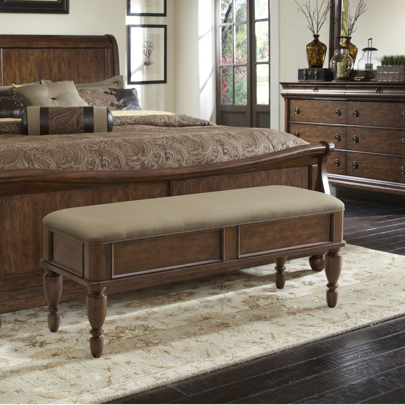 Three Posts Oreana Wood Flip Top Storage Bench Reviews Wayfair