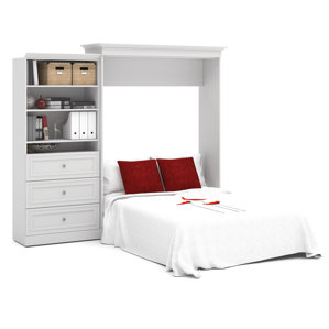 Acevedo Queen Wood Murphy Bed by Latitude Run