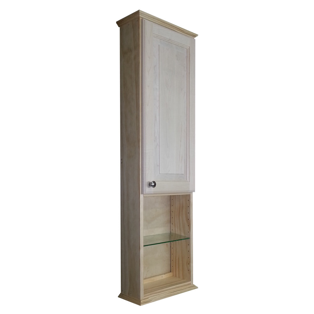 Wg Wood Products Ashley Series 15 25 W X 43 5 H Wall Mounted Cabinet Wayfair