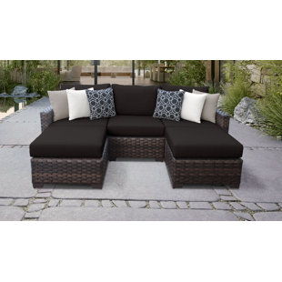 Black Wicker Furniture Wayfair Quickview