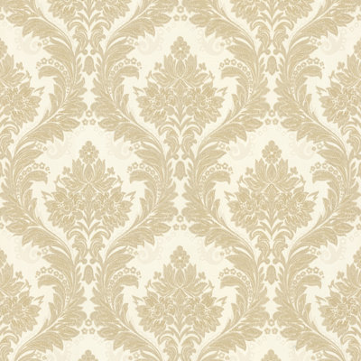 Juliette Mercutio 33 X 20 5 Damask 3d Embossed Wallpaper