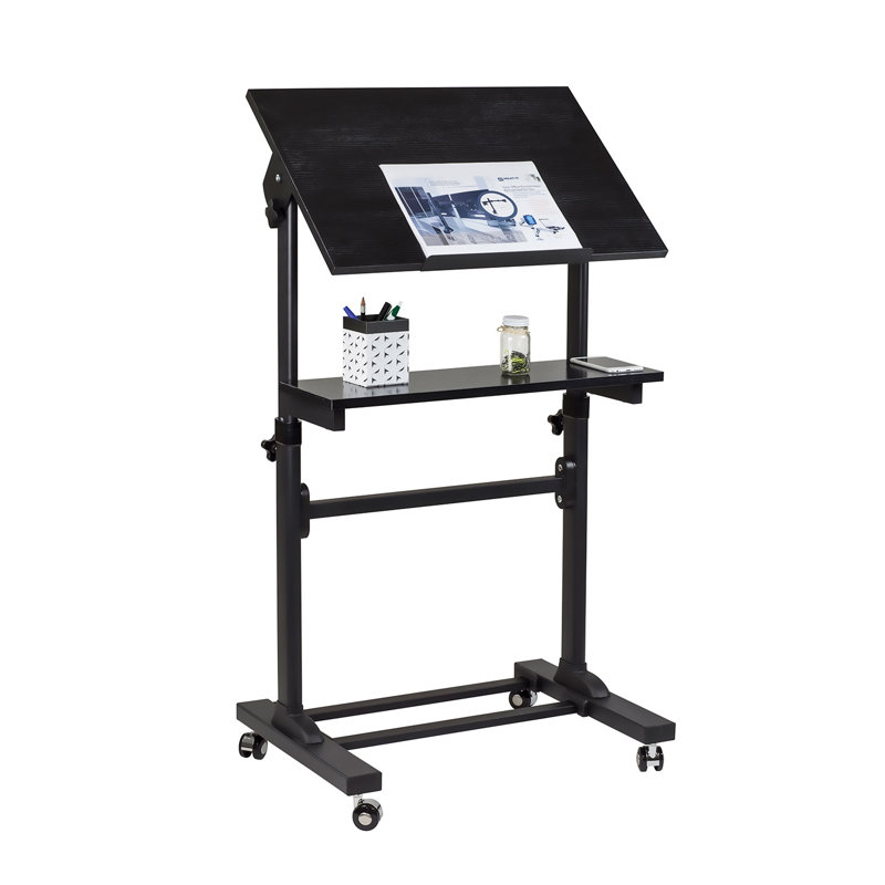 Mount It Mobile Presentation Lectern Height Adjustable Multi