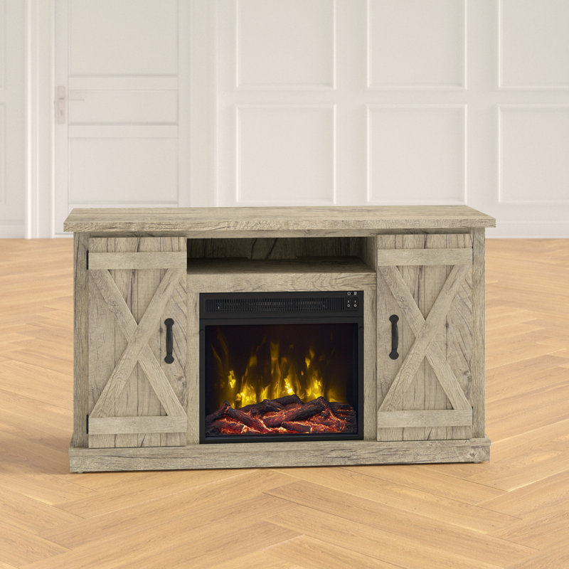 Leisa Tv Stand Fireplace For Tvs Up To 55 Inches With Electric