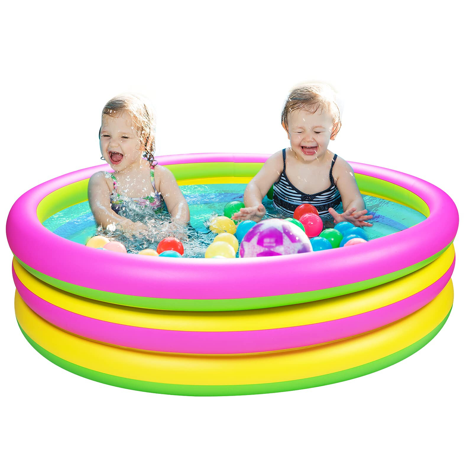 TrueNorth 1.1 ft x 4.9 ft Plastic Kiddie Pool | Wayfair