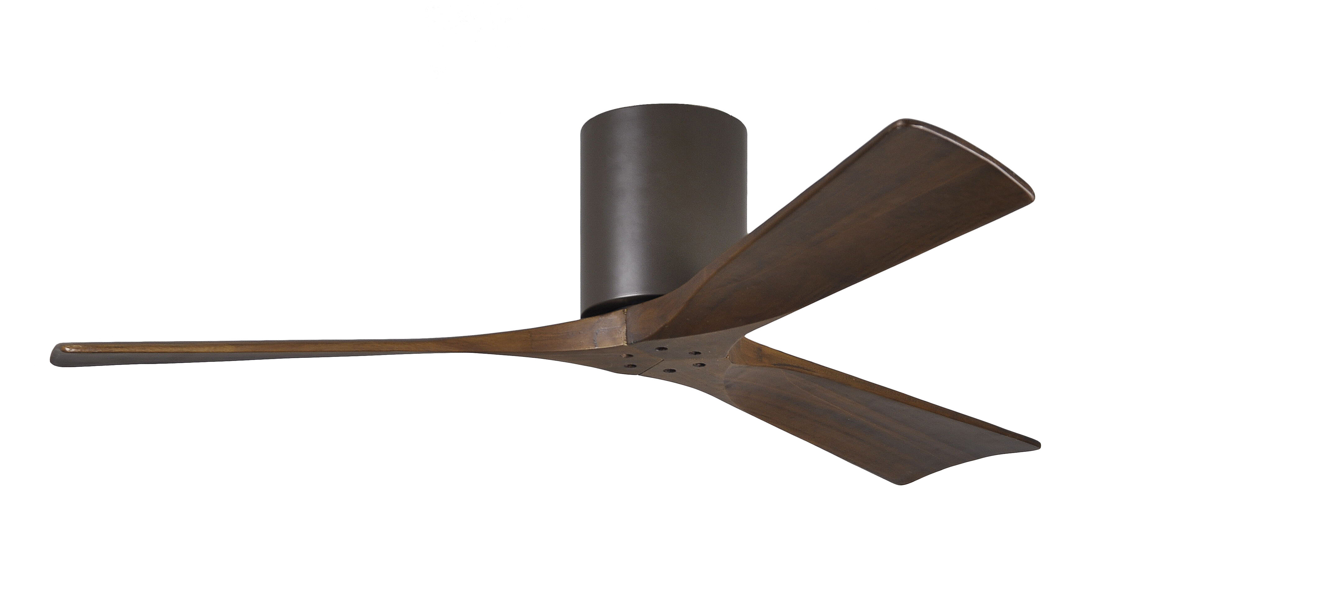 52 Deane 3 Blade Hugger Ceiling Fan With Hand Held And Wall