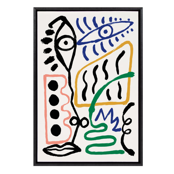 Abstract Face Wall Art Wayfair