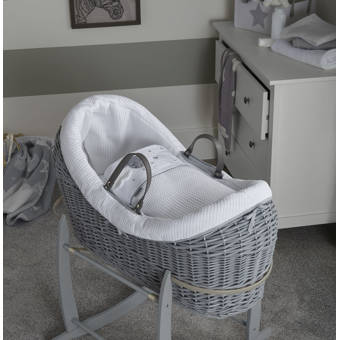 little green sheep moses basket
