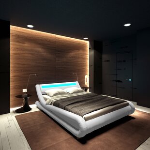 Wade Logan Bosworth Upholstered Platform Bed Wayfair In 2020 Upholstered Sleigh Bed Bed Platform Bed