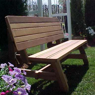 Convertible Patio Furniture Wayfair Ca Herman Convertible Garden Bench