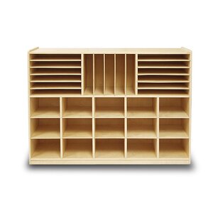 Art Station and File Organizer 32 Compartment Cubby