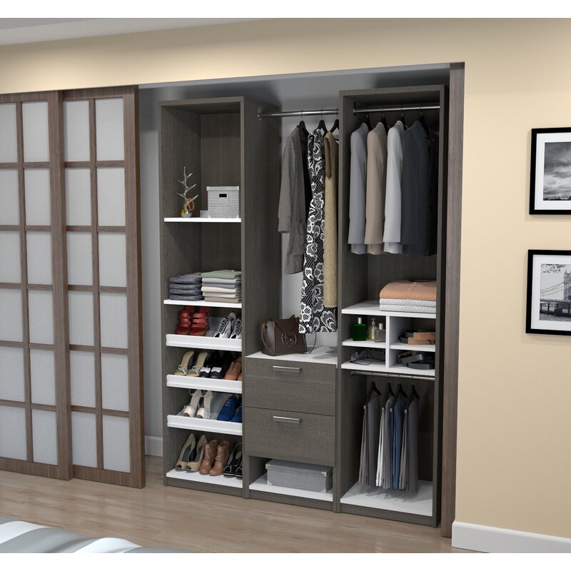 Wilbur Deluxe Reach 58 5 W Closet System Joss Main