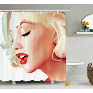 Brys Decor Blonde Chic Girl Shower Curtain