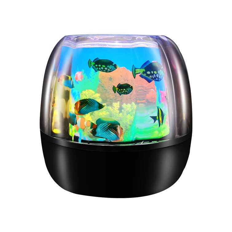 wayfair.co.uk | Stereoscopic Rotating Ocean LED Lamp With Galaxy Light Projector -Ideal Night Light For Children Bedroom