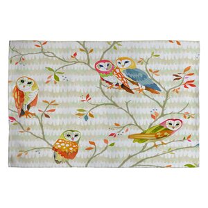 Betsy Olmsted Owl Tree 2 Novelty Rug