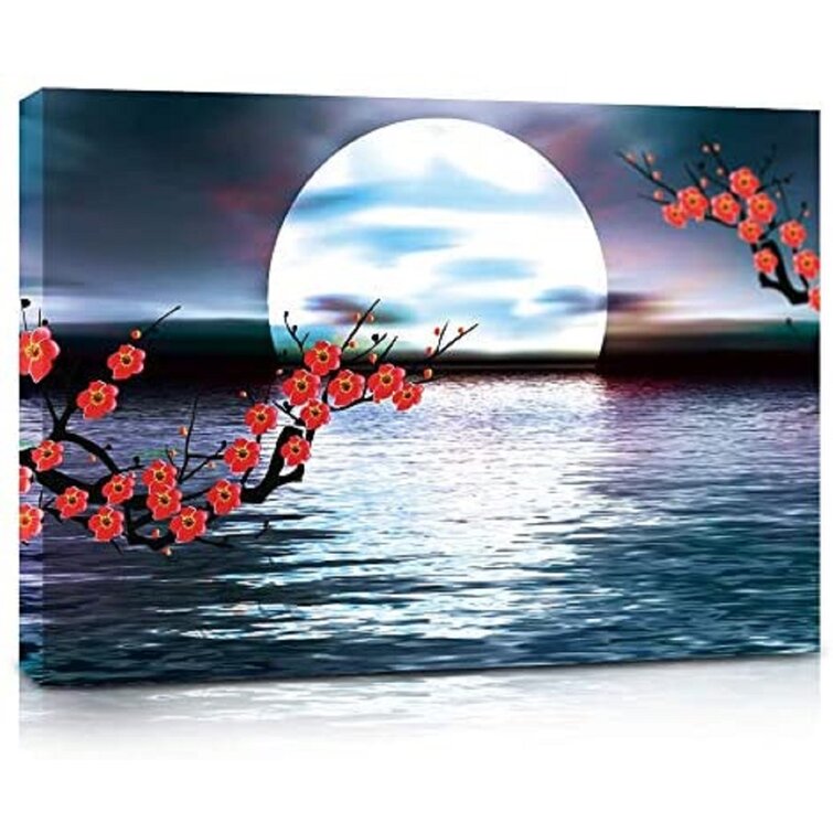 Landscape Modern Canvas Prints Painting Picture Home Decor Wall Art Moon Poster