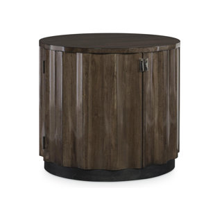 Cachet Drum End Table With Storage by Fine Furniture Design Amazing