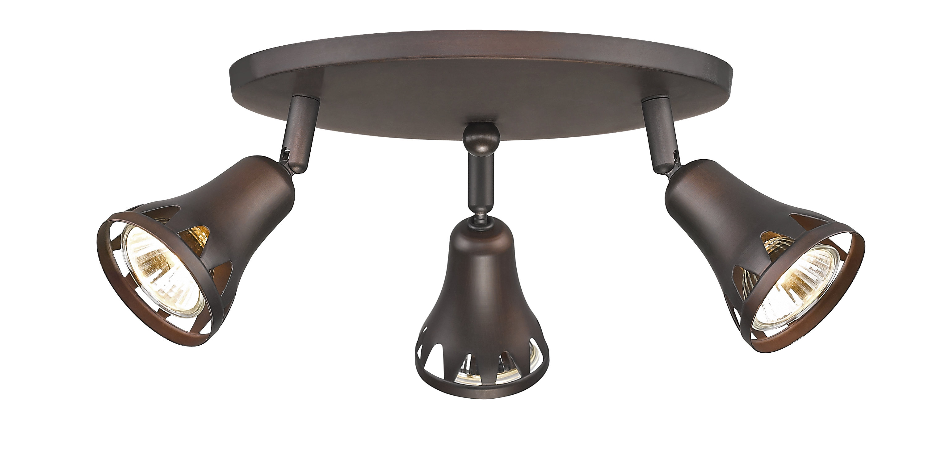 Dicilighting Modern 3 Light Multi Directional Ceiling Fixture