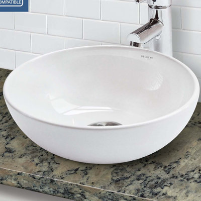 Mold In Bathroom Sink Overflow elite circular vessel bathroom sink & reviews | wayfair Mold In Bathroom Sink Overflow elite circular vessel bathroom sink & reviews | wayfair