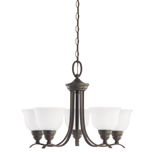 Go to store & view more images Busti 5-Light Shaded Chandelier by Darby Home Co