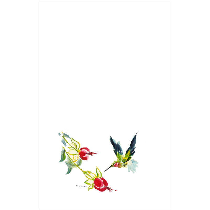 Winston Porter Sinegal Hummingbird Dishcloth Wayfair