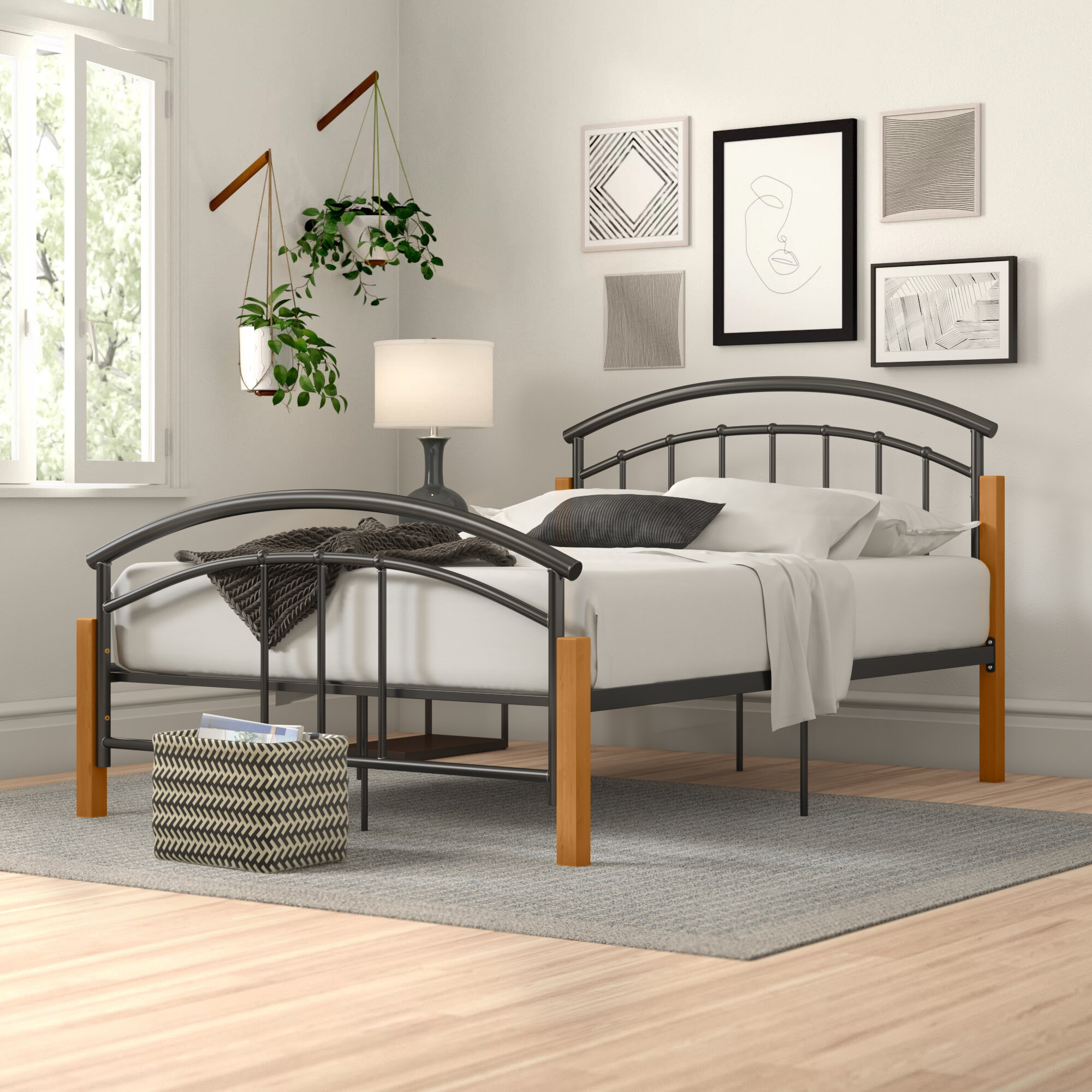 Zipcode Design Malaysia Metal Bed Frame Reviews Wayfair Co Uk