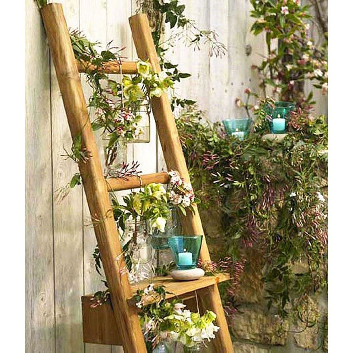 World Menagerie Mangual Decorative Ladder Wall Shelf Reviews