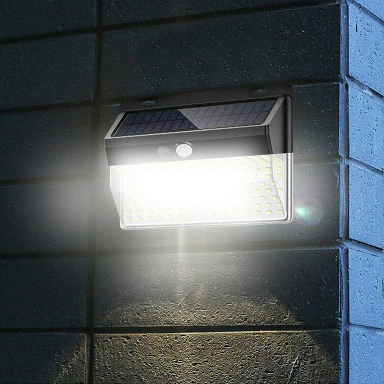 Outdoor Solar Powered LED Motion Sensor Garden Wall Lamp Waterproof Street Yard 