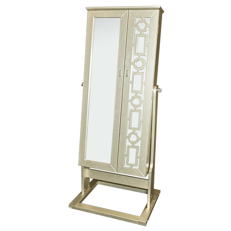 Darby Home Co Cristobal Cheval Free Standing Jewelry Armoire With
