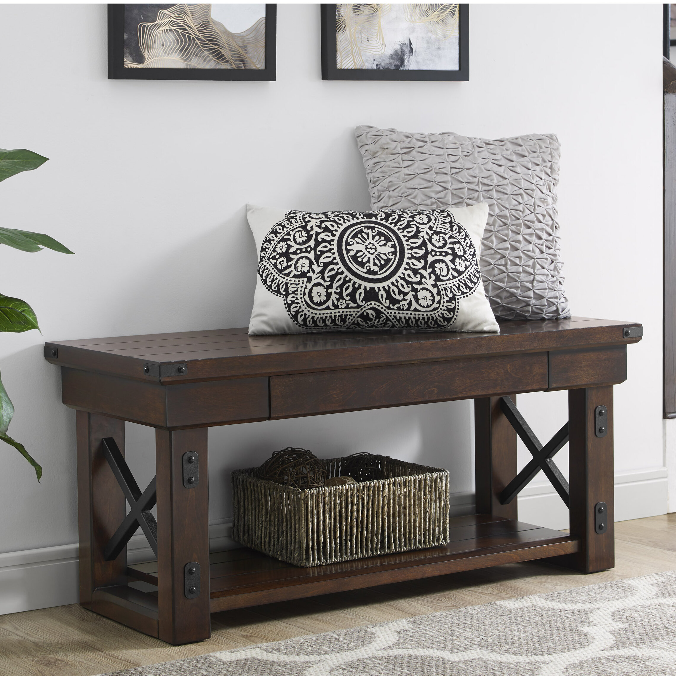 Country Farmhouse Storage Benches You Ll Love In 2021 Wayfair