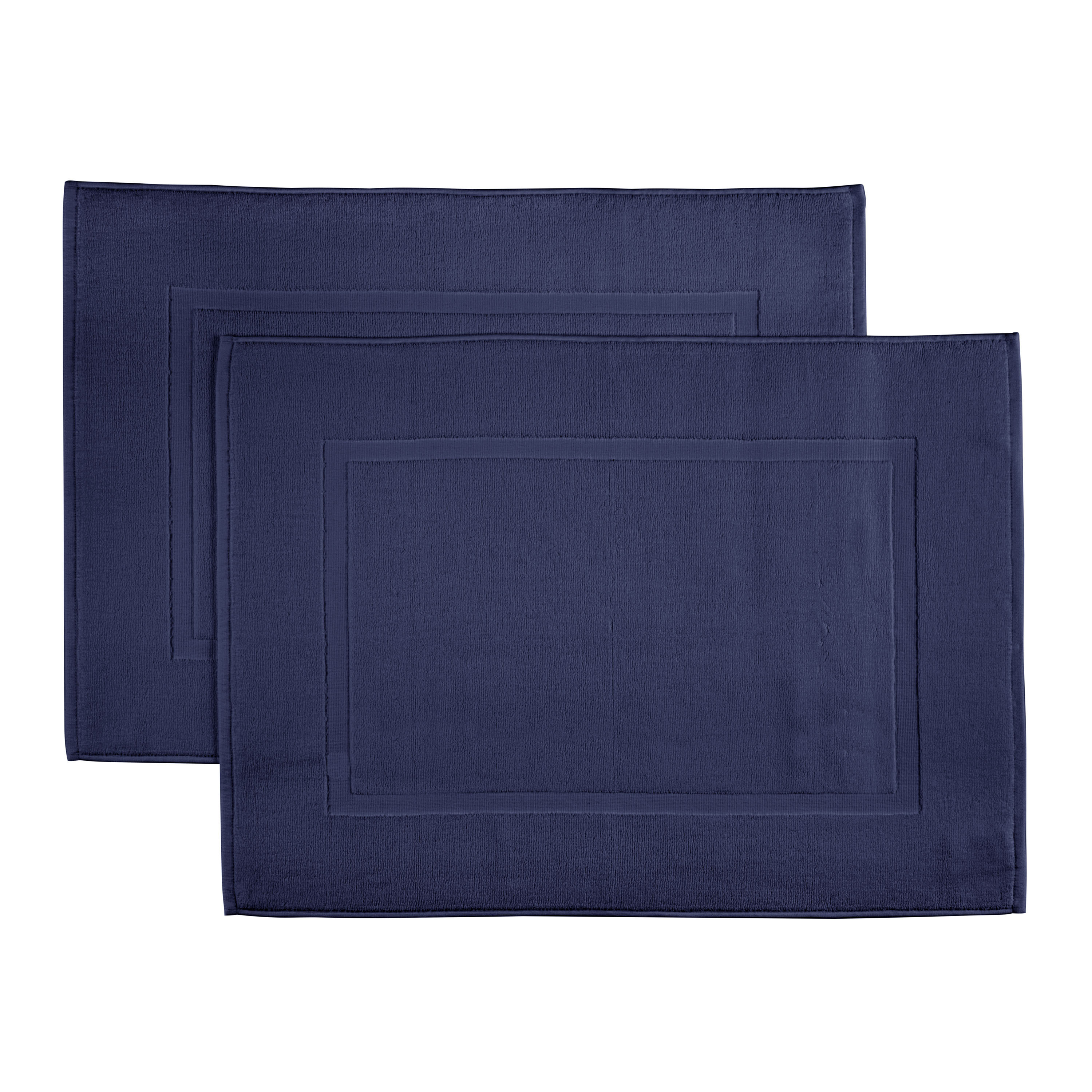 dark blue towel set