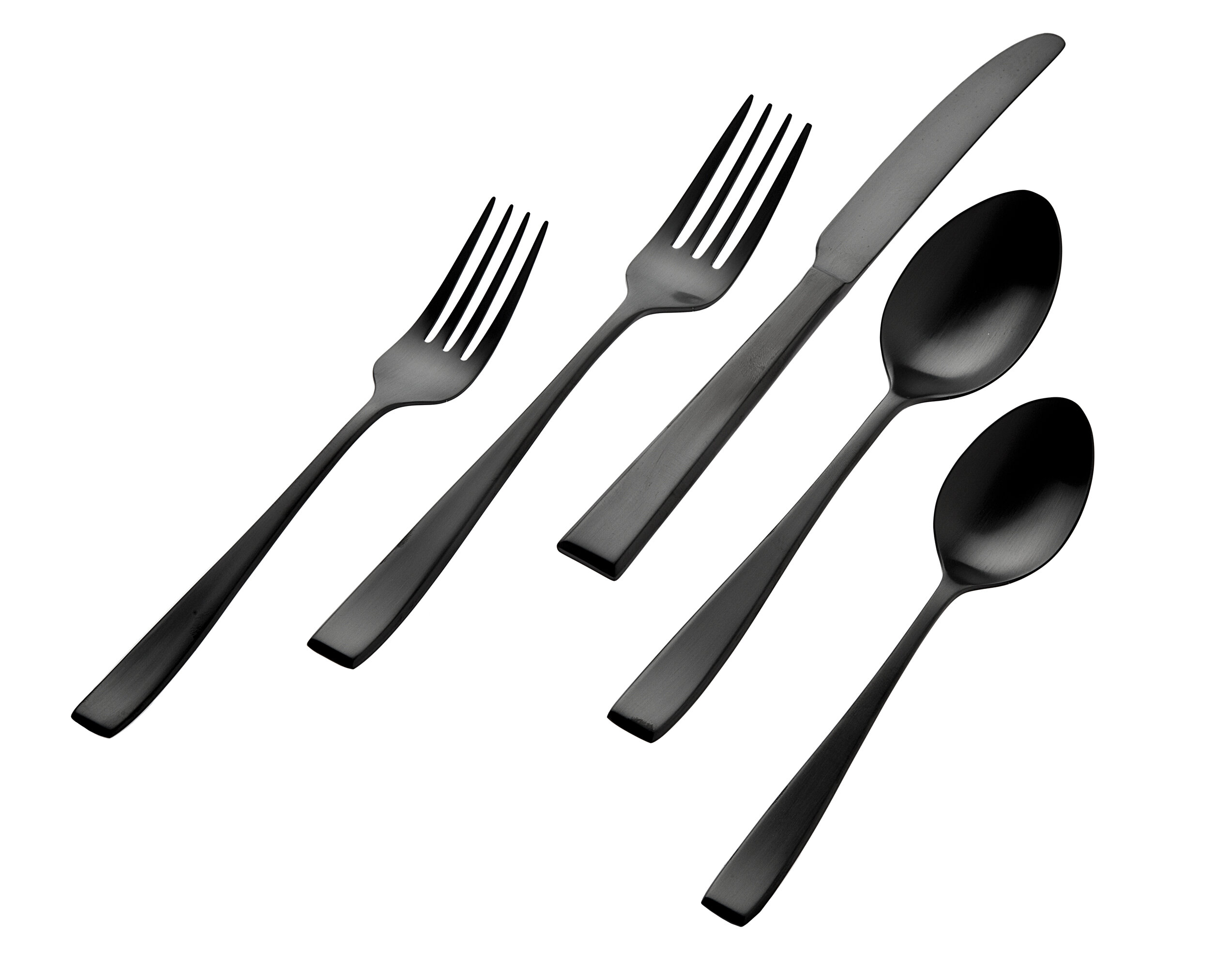 Godinger Silver Art Co Flagstaff Stainless Steel Flatware - Set of 20 ...