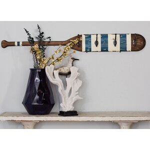 Wood Metal Oar Wall Hook