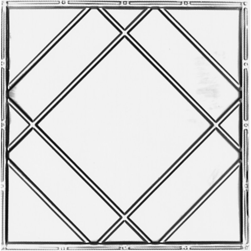 Shanko Pre Painted 23 75 X 23 75 Metal Tile In White Wayfair