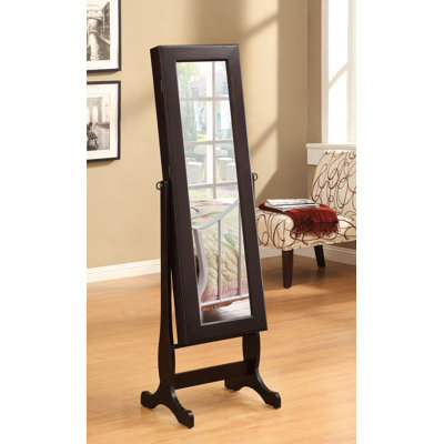Seymour Storage Mirror Darby Home Co Finish Cappuccino