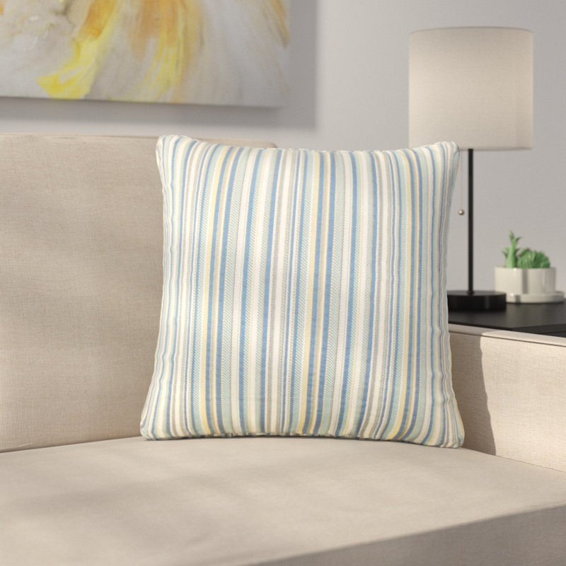 Latitude Run Strine Striped Throw Pillow Wayfair