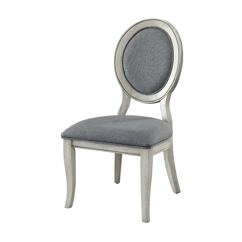 Alverta Upholstered King Louis Back Side Chair Reviews Joss Main