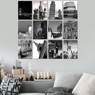 schwarz-weiß,usa nacht Leinwandbild 120x80cm auf Keilrahmen  New York 