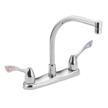 Moen 8915 M-bition Waschtischarmatur – 4-Zoll Centerset, Chrom, 1,5 Gpm Durchfluss