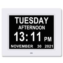 Clear Clock Newest Version Extra Large Digital Memory Loss Calendar Day