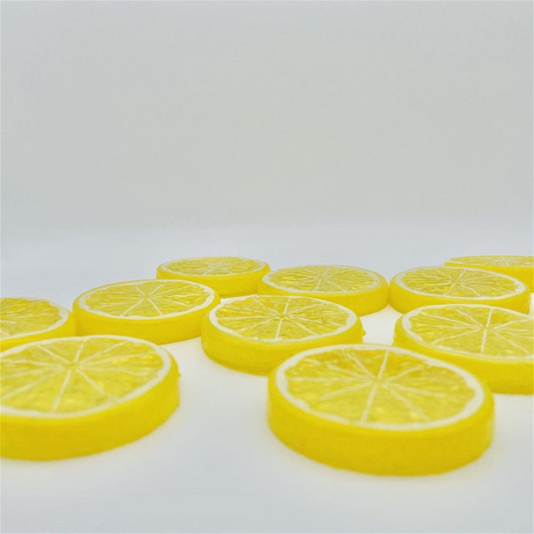 20pcs Fake Yellow Mini lemon Plastic Artificial Fruit House Party Home Decor 