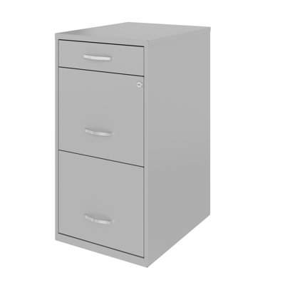 Maegan 3 Drawer Letter Width Vertical Home and Small Office Premiere File Cabinet with Pencil Drawer