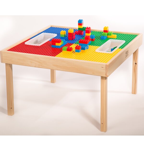 Lime Green Flower Petal Table Blue Red Chairs Lego DUPLO Bricks House Furniture