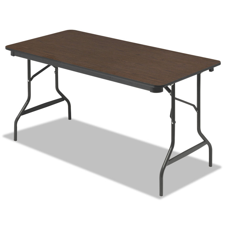 Iceberg Enterprises Wood Folding Tables Rectangular Folding Table ...