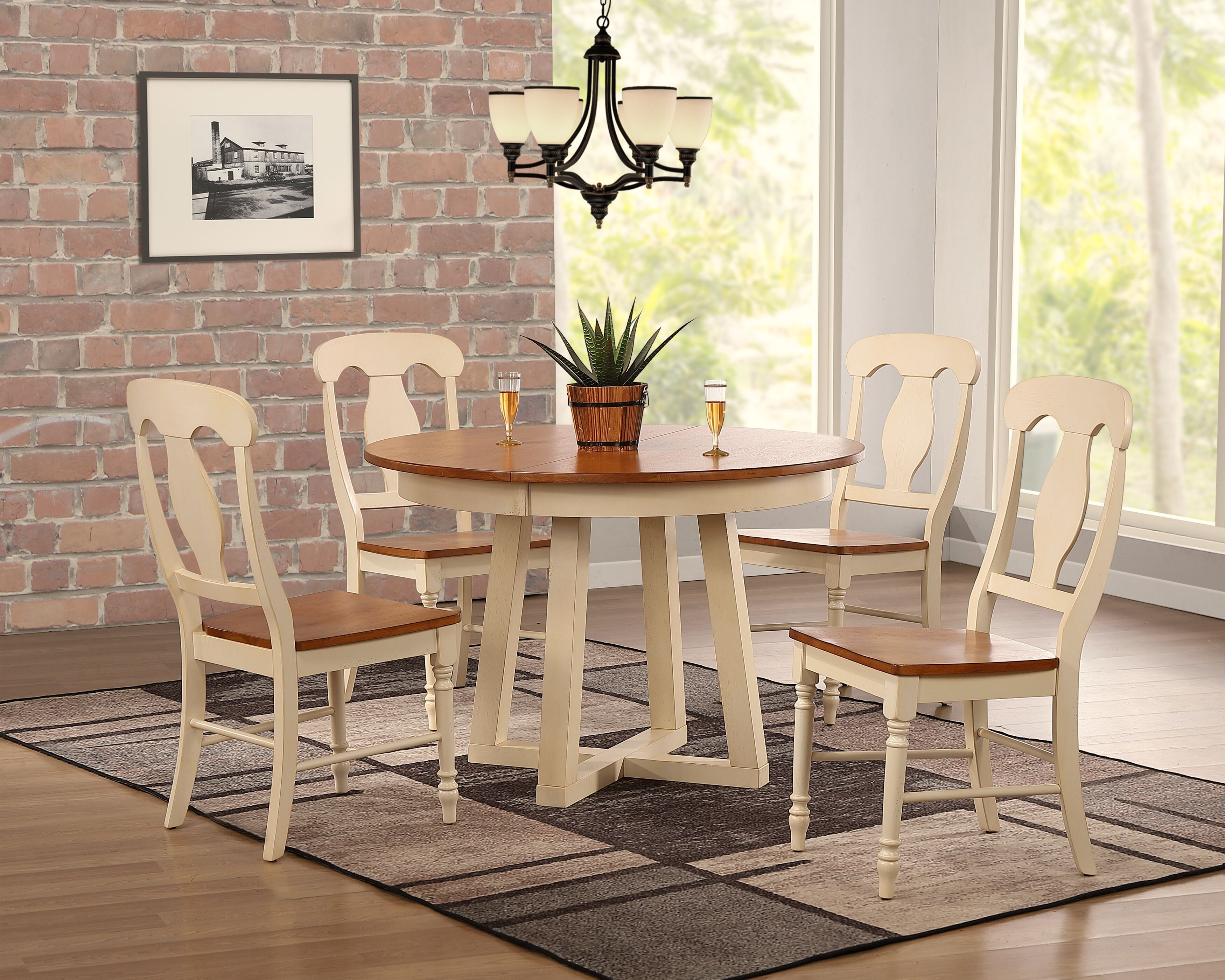 canora grey extendable solid wood dining table